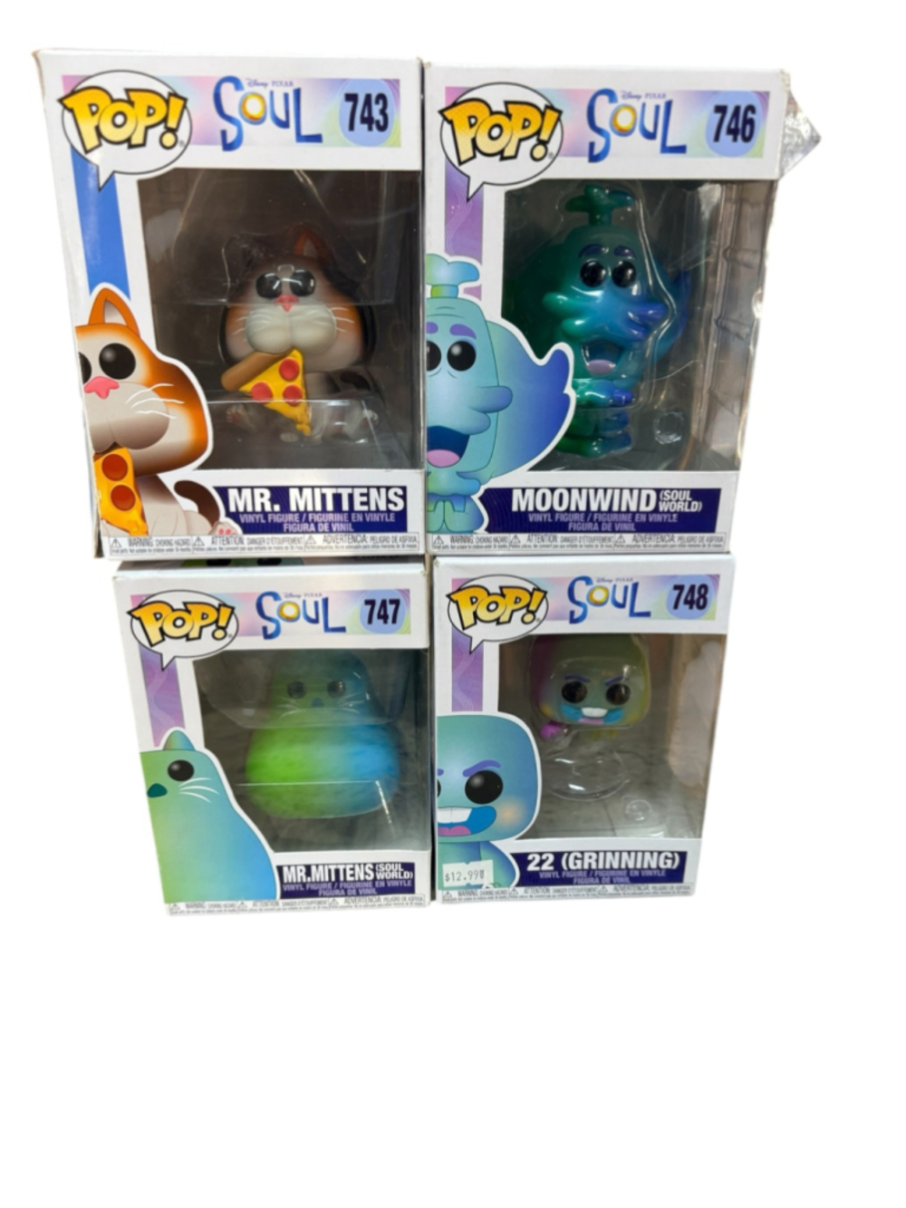 Funko Pop! Disney Soul Action Figure Set (4-Pack) Disney Collecters